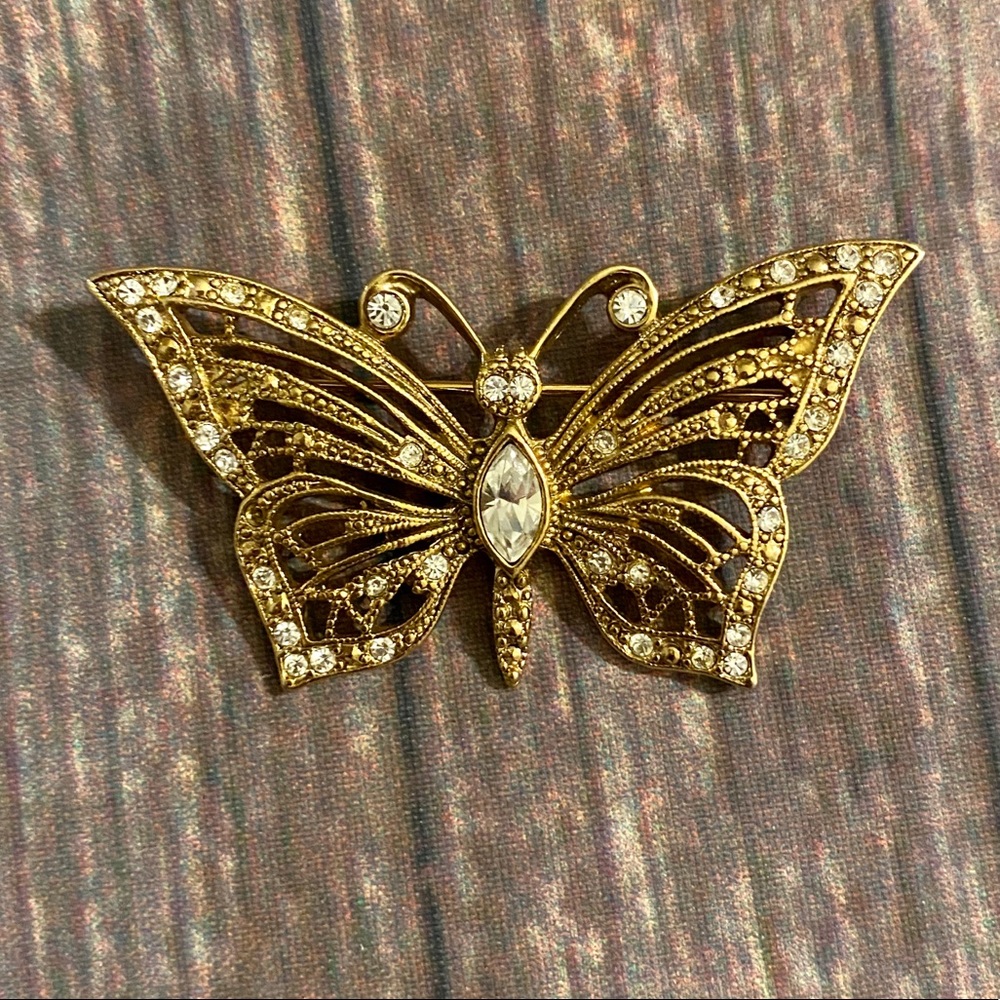 Butterfly brooch